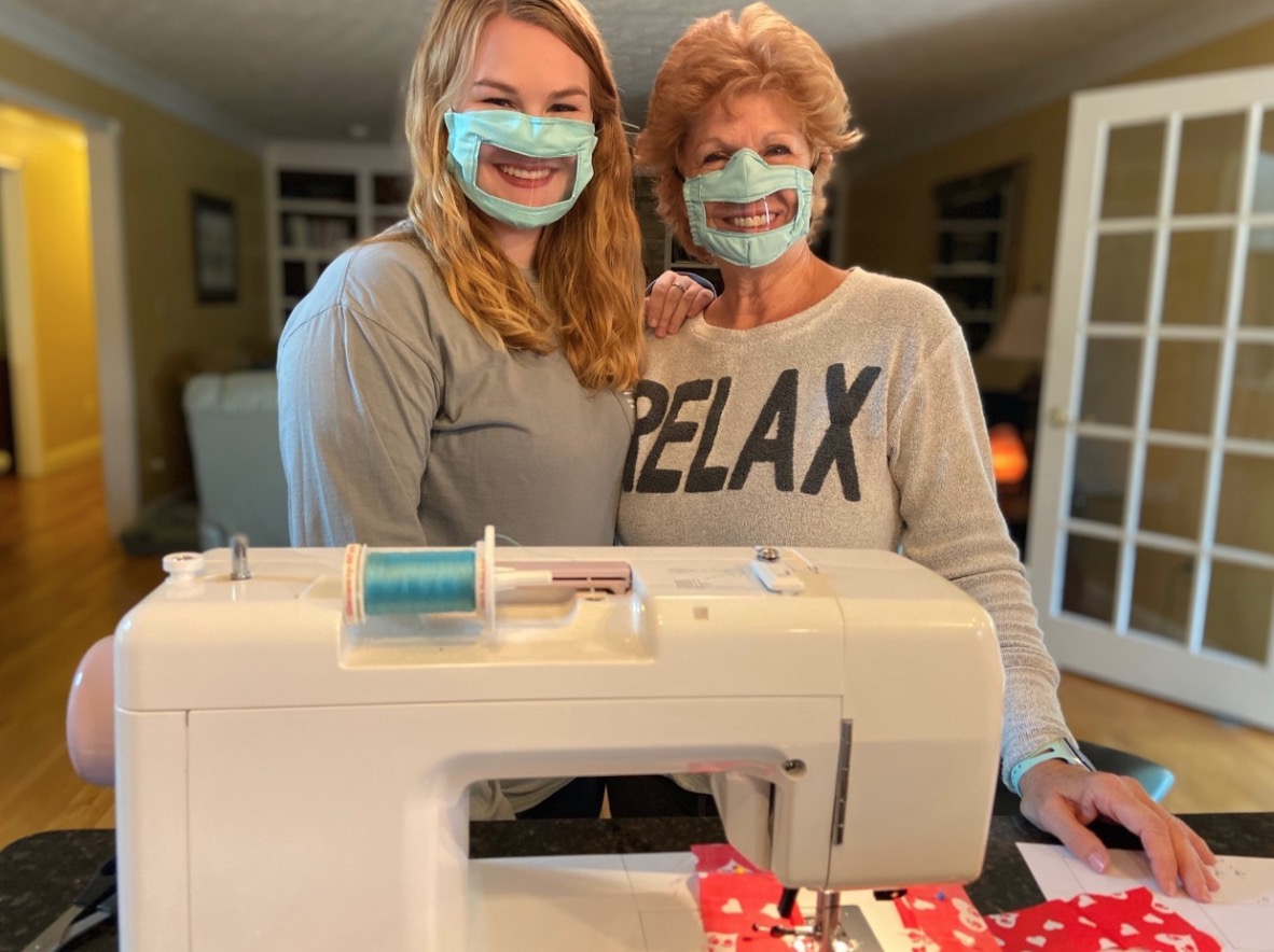 College Student Makes Masks for Deaf and Hard of Hearing